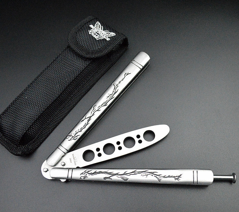 Balisong Trainer Dragon - Acero Inoxidable (Sin Filo)